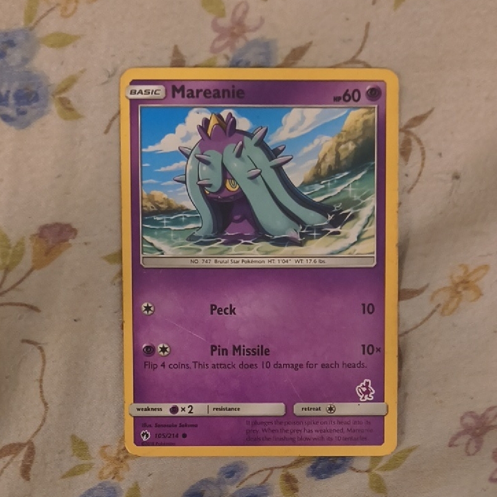 Mareanie Pokémon Card - Purple
